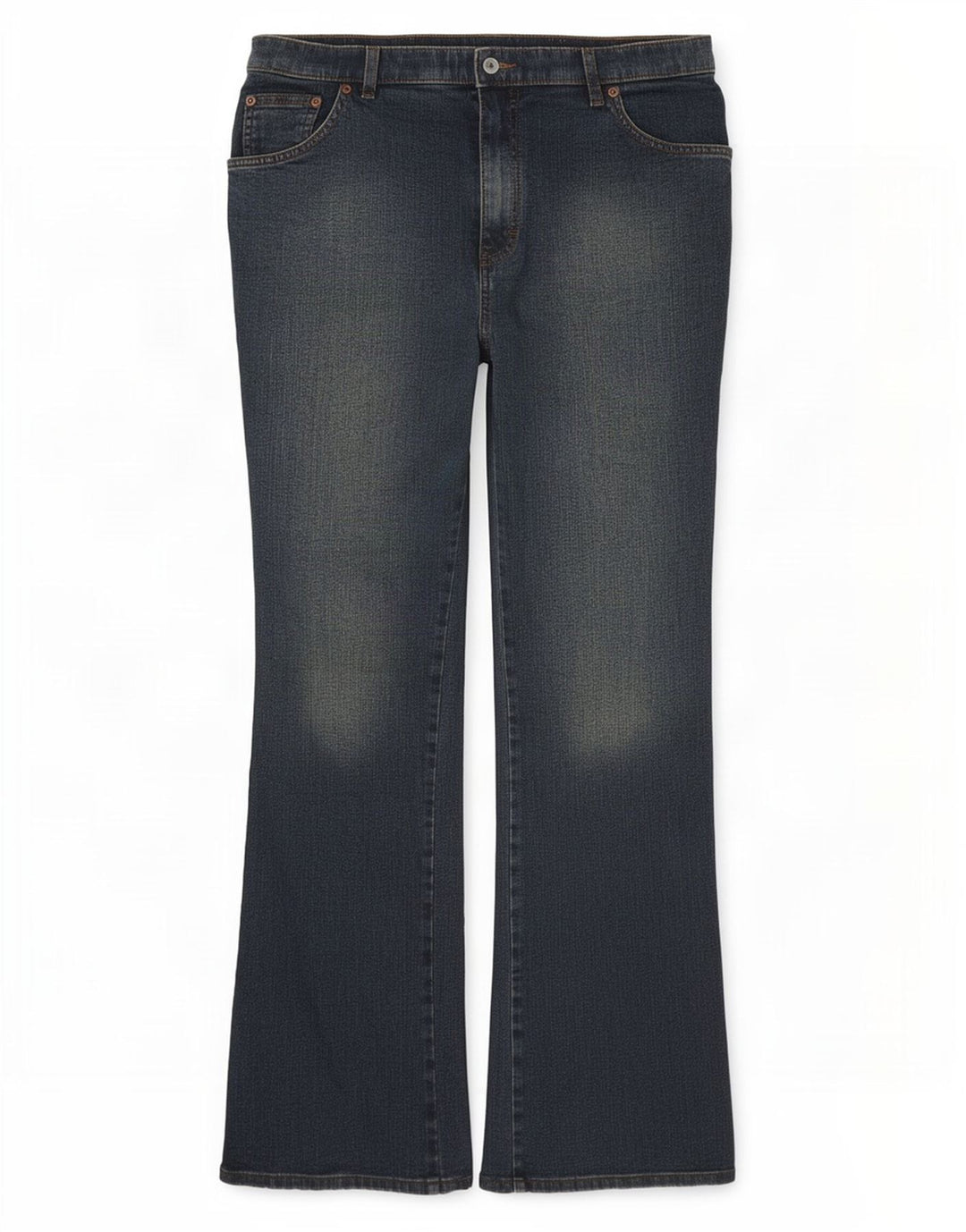 Marks & Spencer Γυναικεία Bootcut Jeans UK 16 Large W34 L31 Blue Cotton