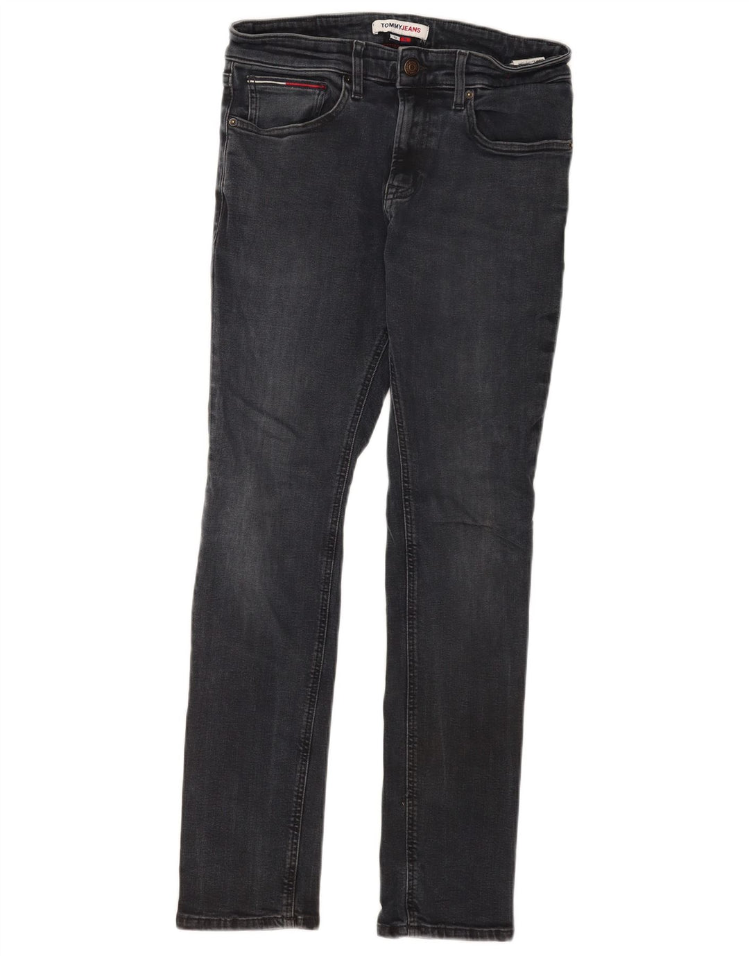 Tommy Hilfiger Ανδρικό Slim Jeans W32 L32 Γκρι βαμβακερό
