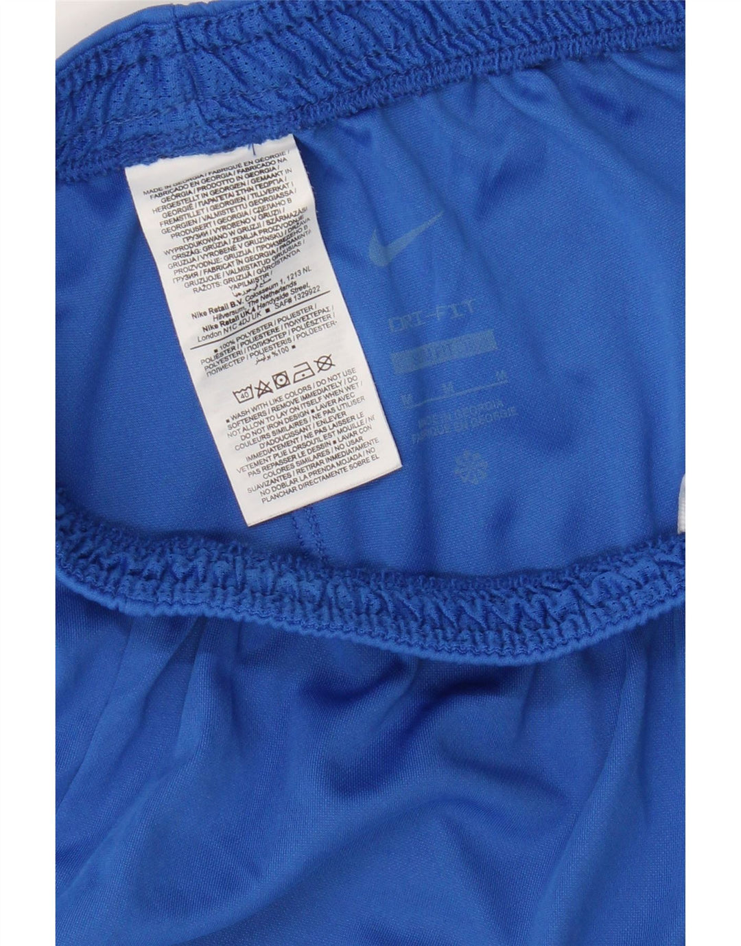 Ανδρικό αθλητικό σορτς Nike Dri Fit Slim Fit από μεσαίο μπλε πολυεστέρα