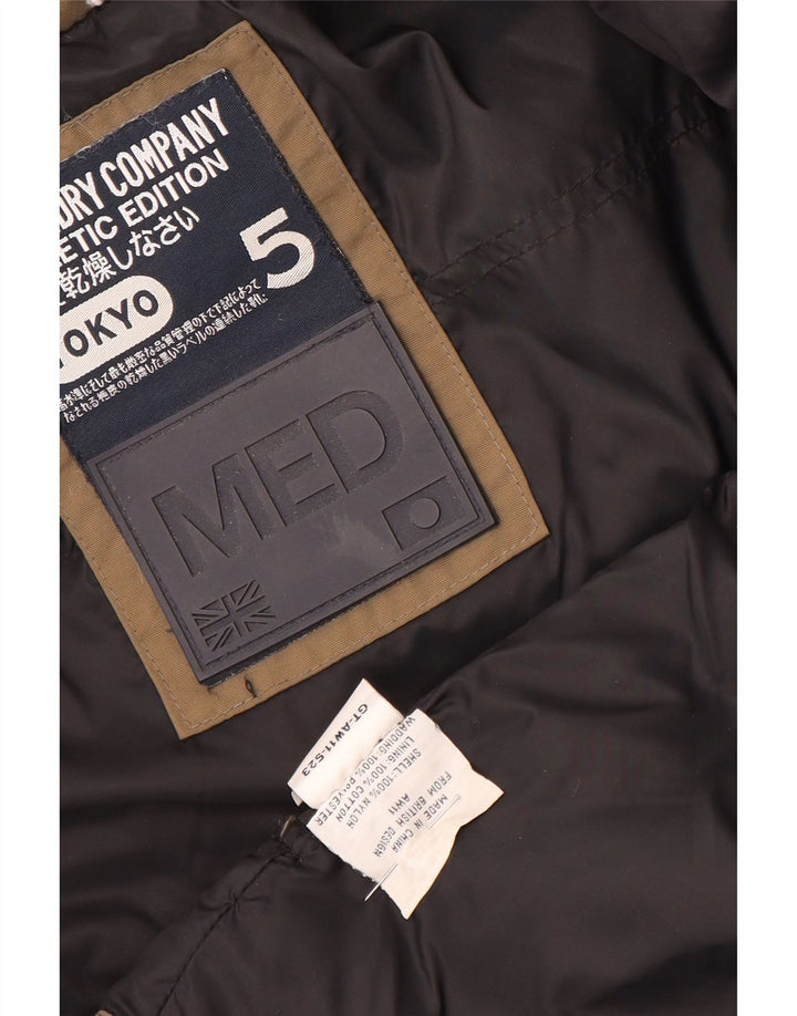 Superdry γυναικείο μπουφάν με επένδυση UK 14 Medium Beige Nylon
