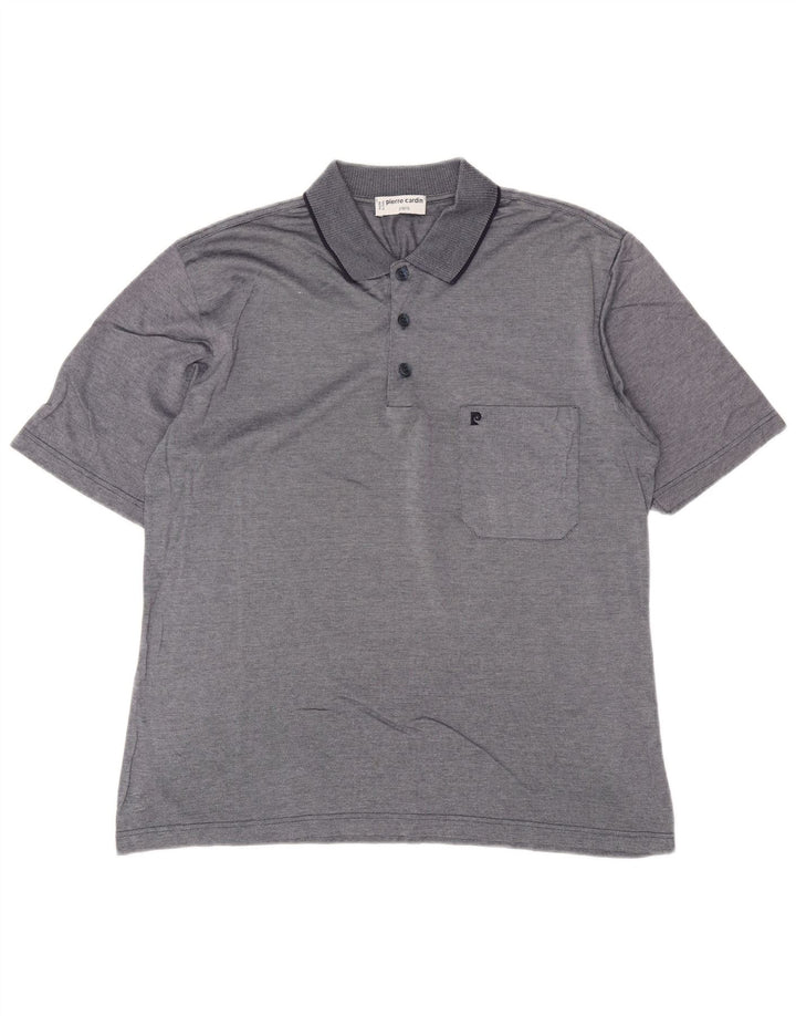 Pierre Cardin Ανδρικό Πόλο Μπλουζάκι IT 52 Large Navy Blue