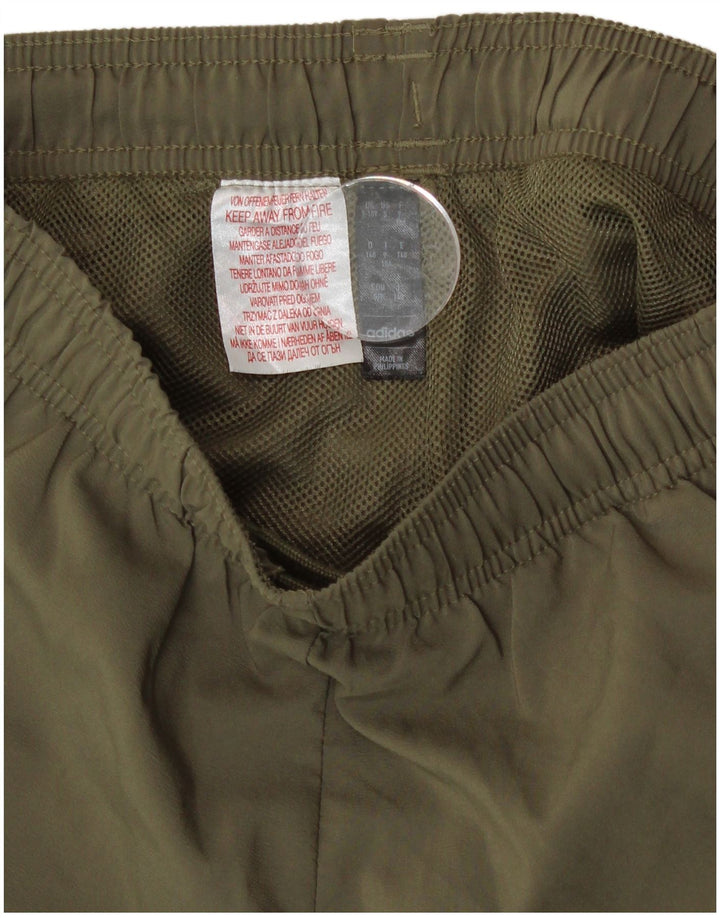 Adidas Boys Sport Short 9-10 Years Khaki Polyester