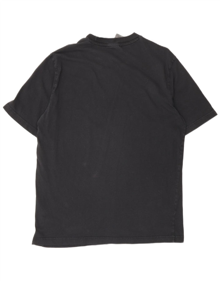 Ανδρικό γραφικό T-Shirt ADIDAS Top Μεσαίο μαύρο βαμβακερό