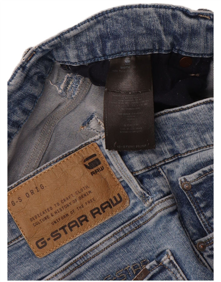 G-Star Γυναικείο τζιν με φλάντζα W28 L30 Μπλε βαμβακερό