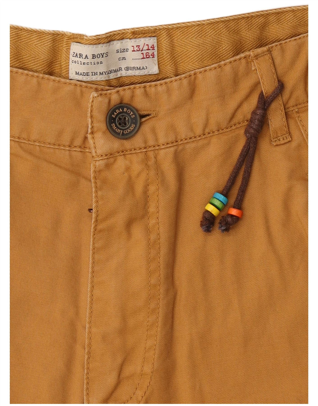 Σορτς Zara Boys Cargo 13-14 ετών W28 Καφέ Βαμβακερό