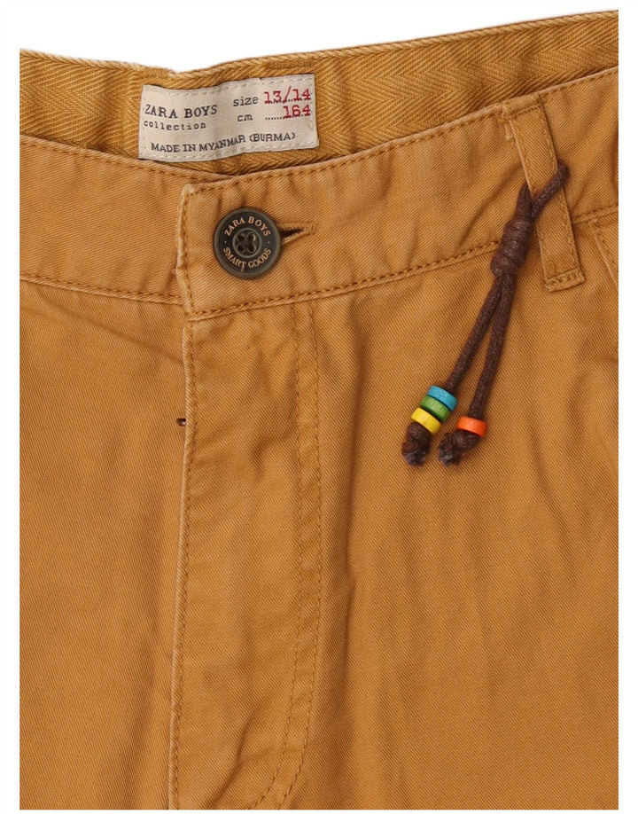 Σορτς Zara Boys Cargo 13-14 ετών W28 Καφέ Βαμβακερό