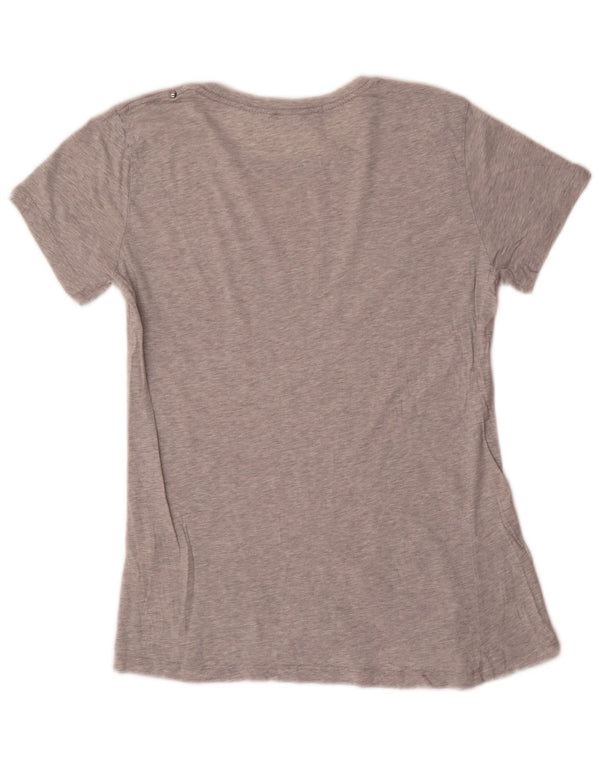 Γυναικείο γραφικό μπλουζάκι Diesel Top UK 10 Small Grey Flecked