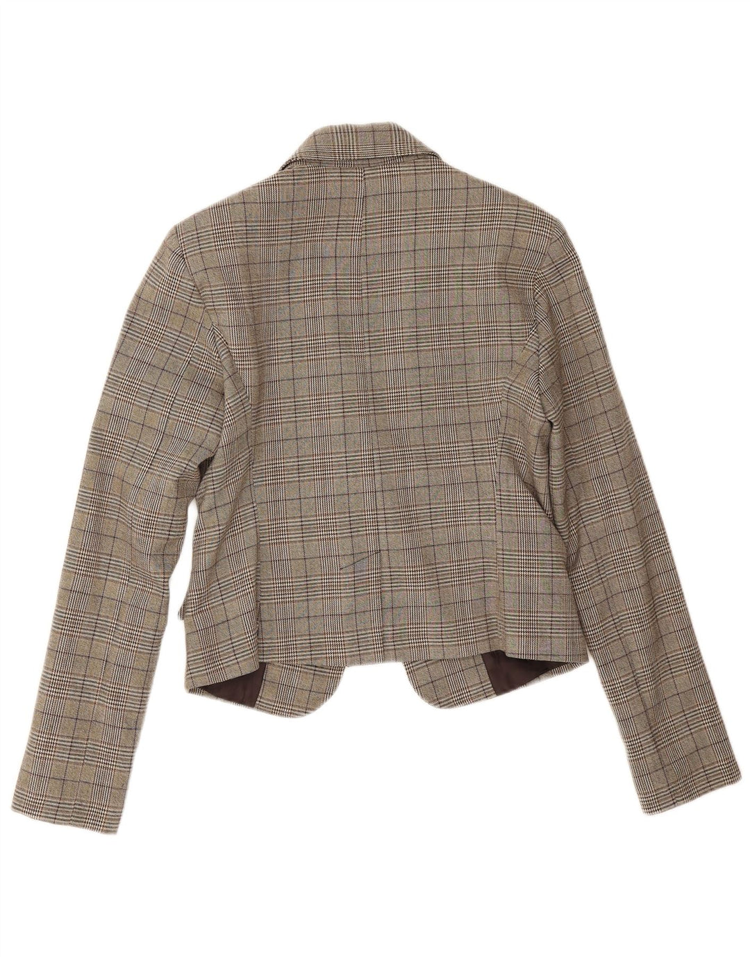 Rinascimento Γυναικείο σακάκι 1 κουμπιού σακάκι UK 10 Small Brown Houndstooth