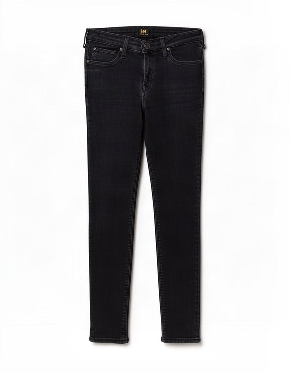 Lee Womens Scarlett Skinny Jeans W30 L31 Γκρι βαμβακερό