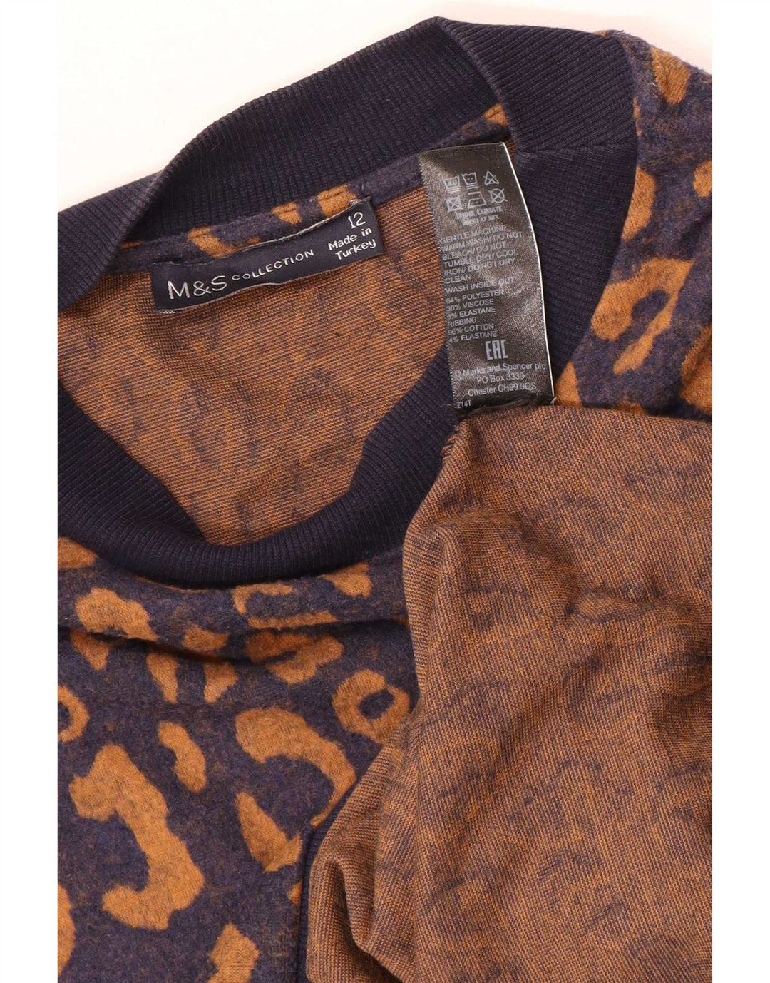 Marks & Spencer Γυναικεία φούτερ Jumper UK 12 Medium Navy Blue