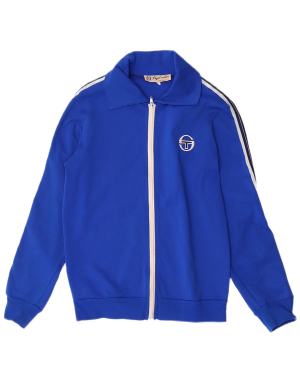 SERGIO TACCHINI Ανδρική Vintage αθλητική φόρμα Top Jacket IT 46 Small Blue 80s
