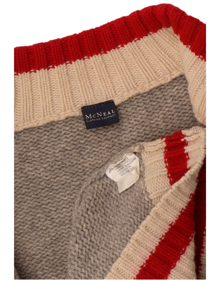 Ανδρικό πουλόβερ ζακέτα MC NEAL 2XL Γκρι μαλλί