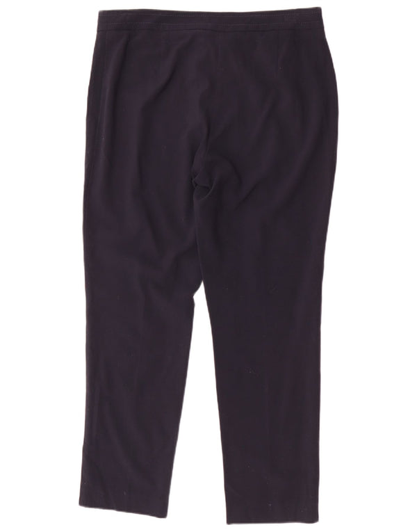 Γυναικεία Casual Παντελόνια Marks & Spencer UK 12 Medium W32 L27 Navy Blue