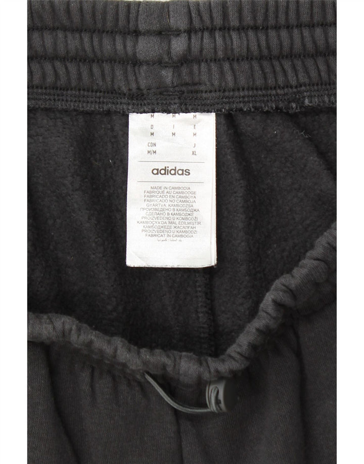 Ανδρική φόρμα ADIDAS Cargo Παντελόνι Joggers Μεσαίο μαύρο βαμβακερό