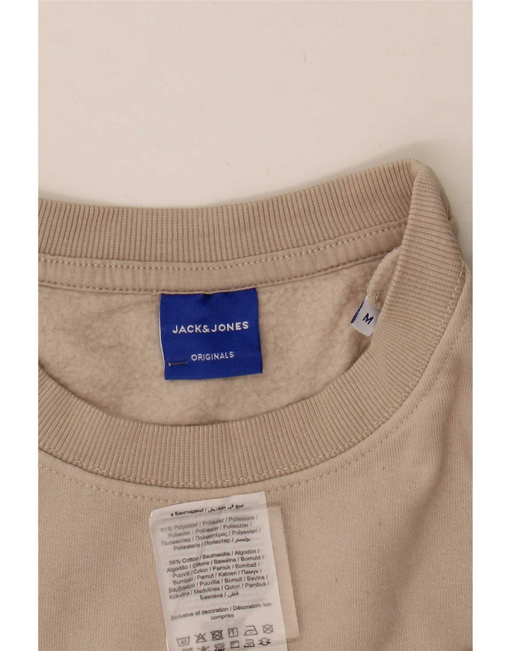 Ανδρικό γραφικό φούτερ Jack & Jones Jumper Medium Beige Πολυεστέρας