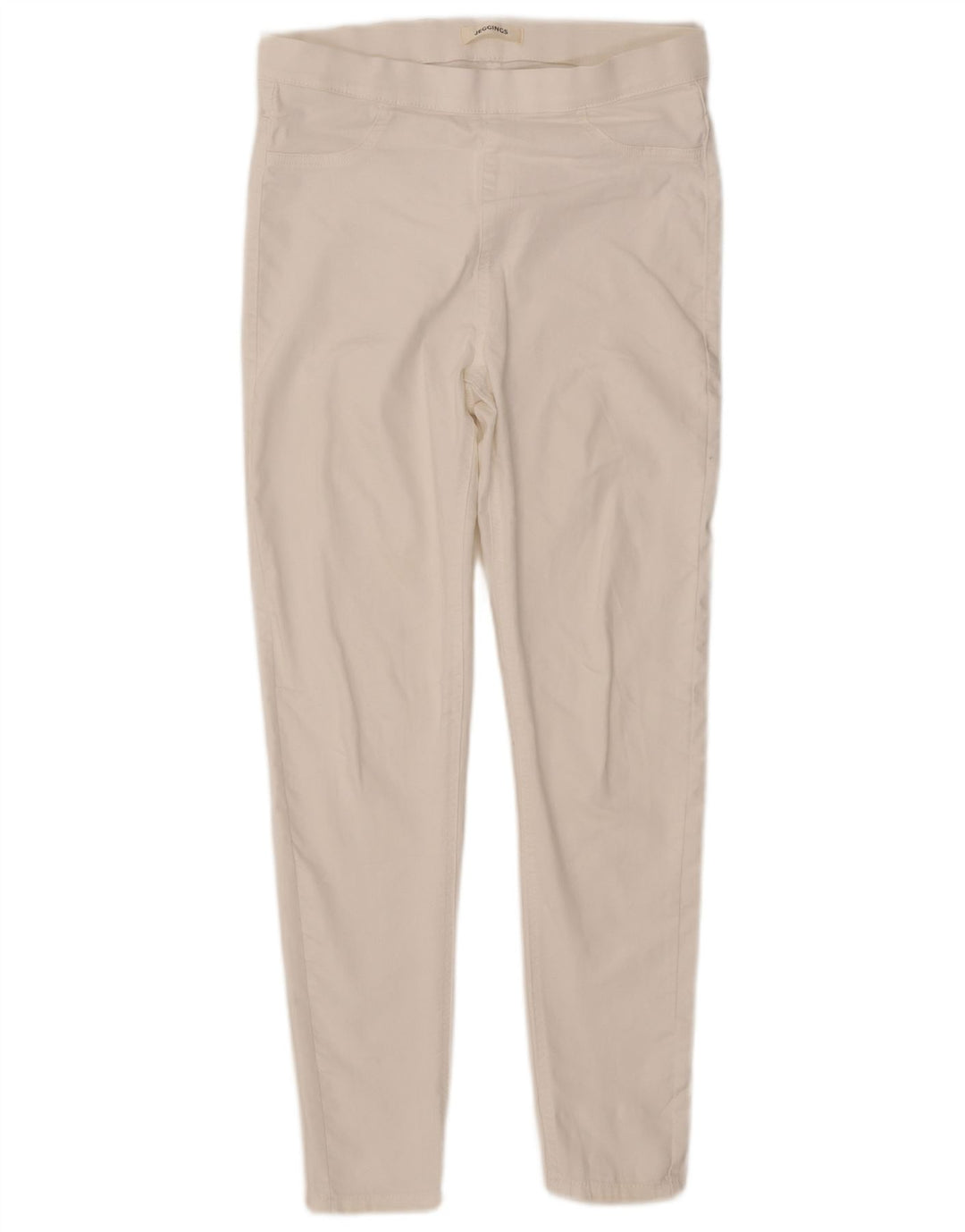 Marks & Spencer Γυναικεία Jegging Τζιν UK 12 Medium W32 L28 Λευκό βαμβακερό