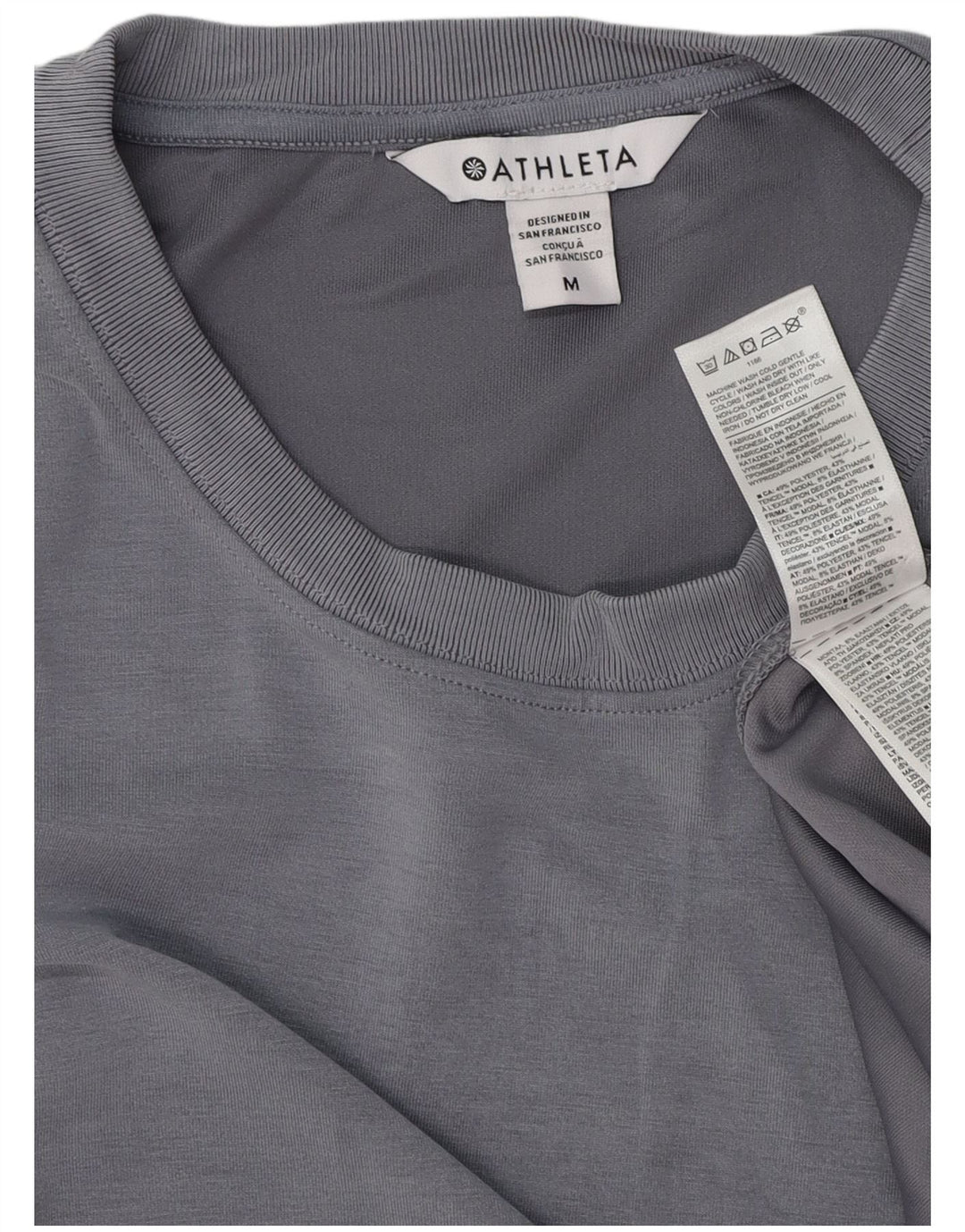 Γυναικείο αμάνικο φόρεμα ATHLETA UK 14 Medium Grey Tencel