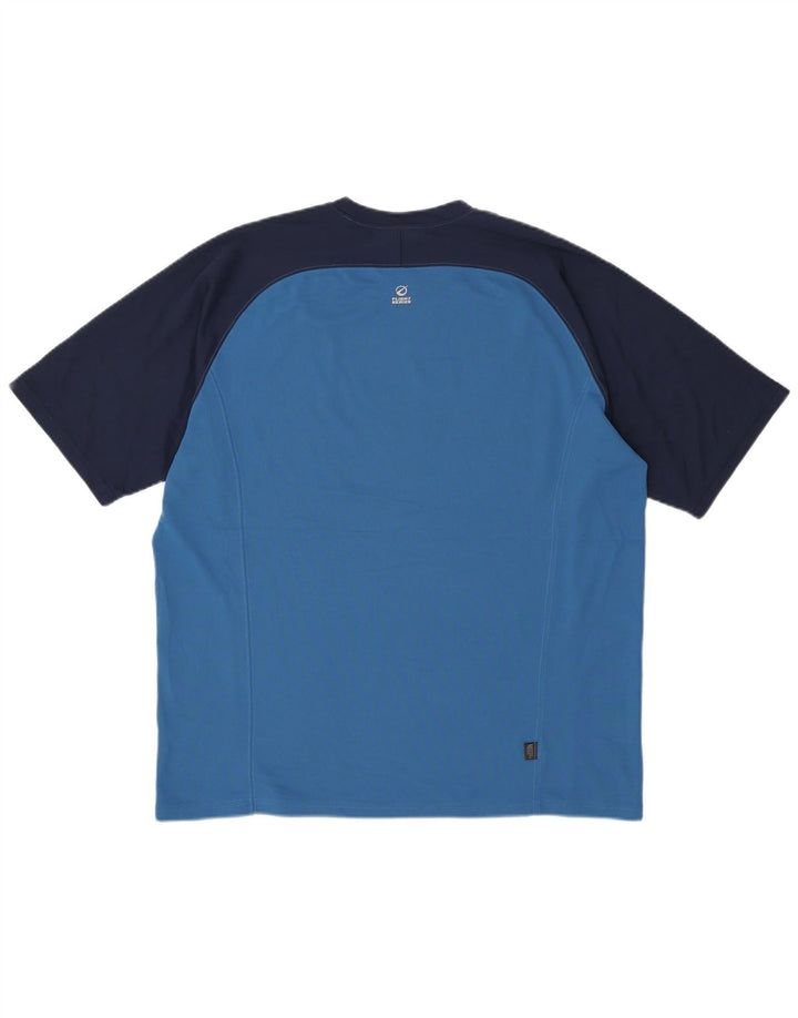 THE NORTH FACE Ανδρικό T-Shirt Top XL Blue Colourblock Polyester