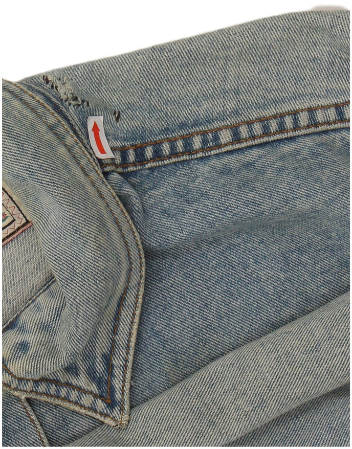 Γυναικείο Τζιν Μπουφάν ONYX Crop UK 14 Medium Blue Cotton