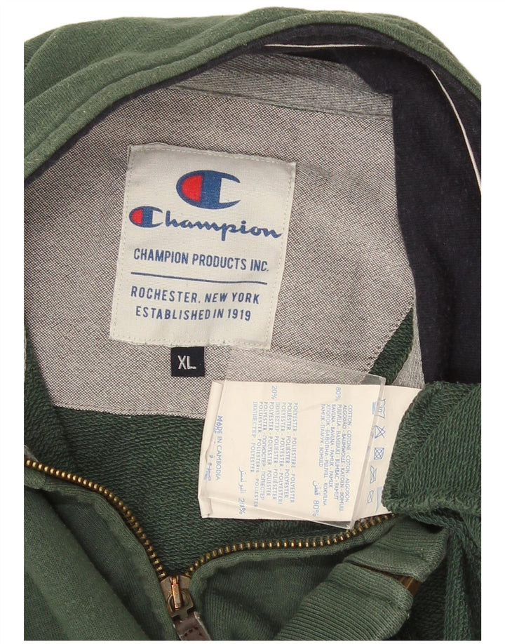 Ανδρική φόρμα Champion Top Jacket XL Green Cotton