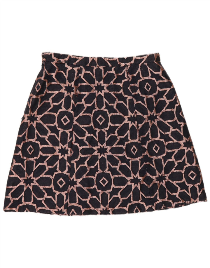 Max&Co. Γυναικεία Μίνι Φούστα UK 6 XS W26 Navy Blue Geometric Polyester