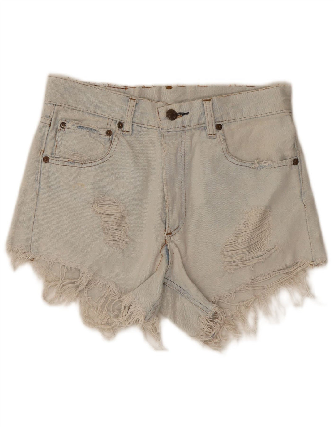 Γυναικείο τζιν σορτς Levi's Distressed W28 Medium Blue