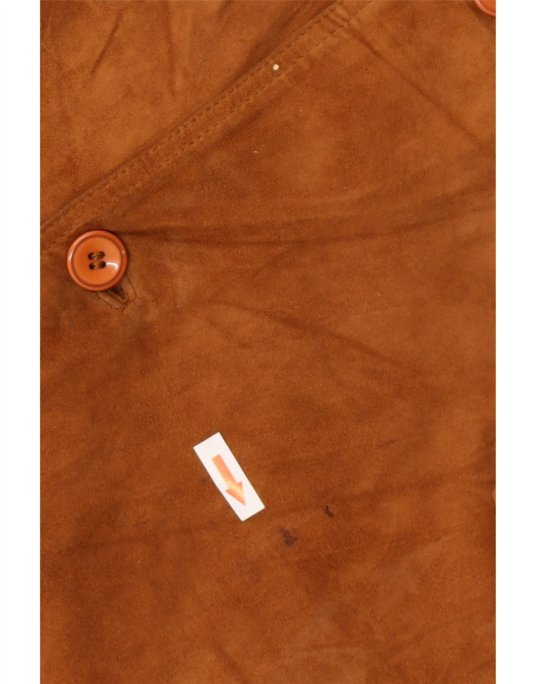 Vintage Ανδρικό Suede Bomber Jacket IT 56 3XL Brown Suede