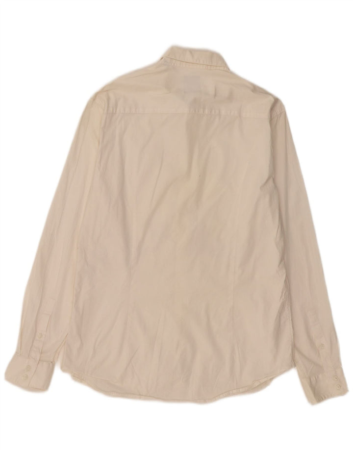 Ανδρικό πουκάμισο Calvin Klein 2XL Off White