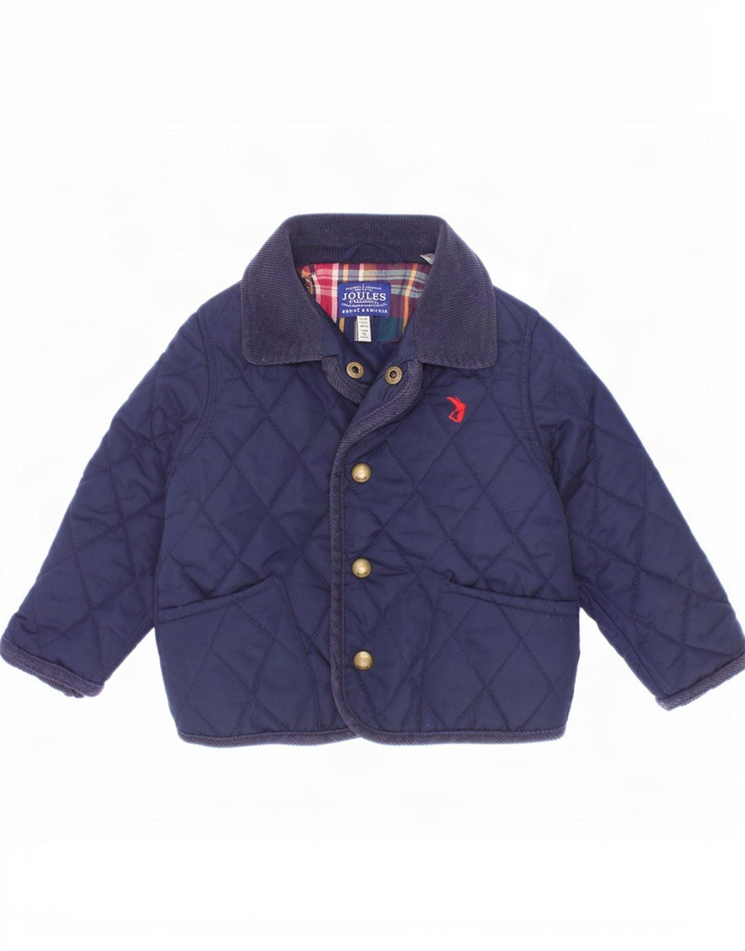 Joules Baby Boys καπιτονέ μπουφάν 12-18 μηνών Navy Blue Polyester