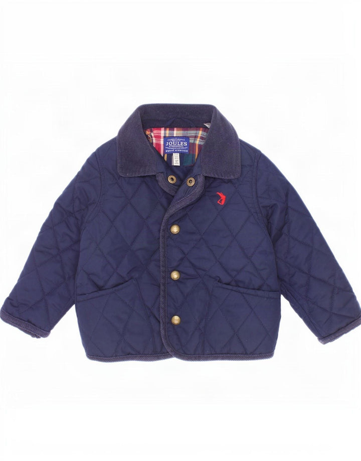 Joules Baby Boys καπιτονέ μπουφάν 12-18 μηνών Navy Blue Polyester