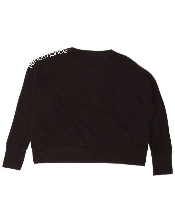 Γυναικείο γραφικό φούτερ CALVIN KLEIN Jumper UK 14 Medium Black