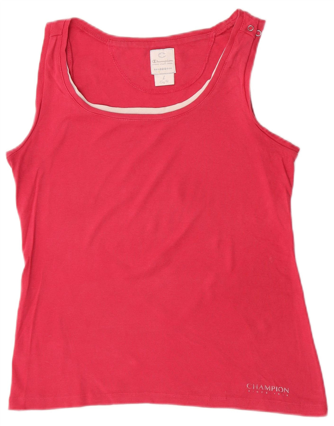 Champion Womens Easy Fit Vest Top UK 14 Large Pink