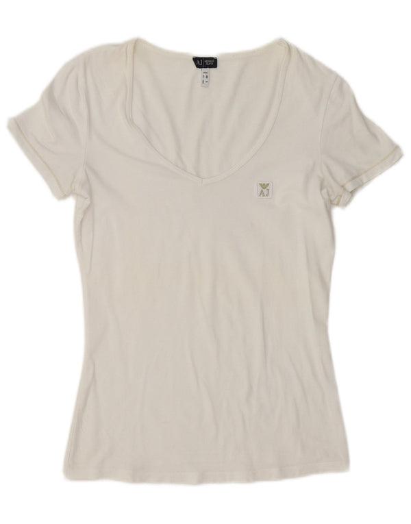 Armani Jeans Γυναικείο T-Shirt Top EU 40 Medium White