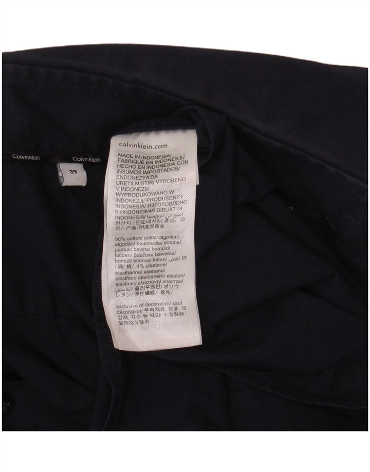 CALVIN KLEIN Ανδρικό πουκάμισο Slim Fit Μέγεθος 39 Μεσαίο μπλε βαμβακερό