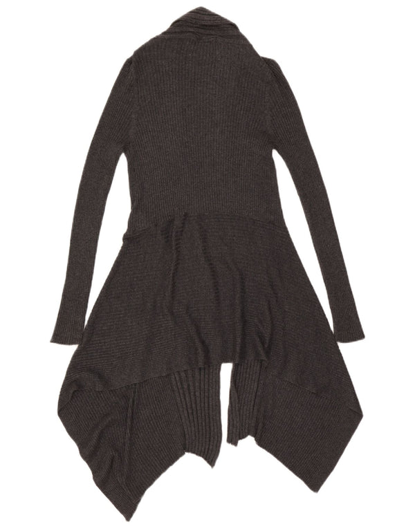 Marks & Spencer Γυναικείο ασύμμετρο πουλόβερ ζακέτα UK 10 Small Grey