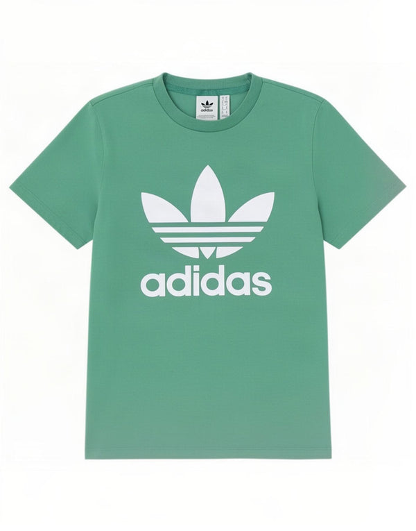 Γυναικείο γραφικό μπλουζάκι Adidas Top UK 10 Μικρό πράσινο βαμβακερό