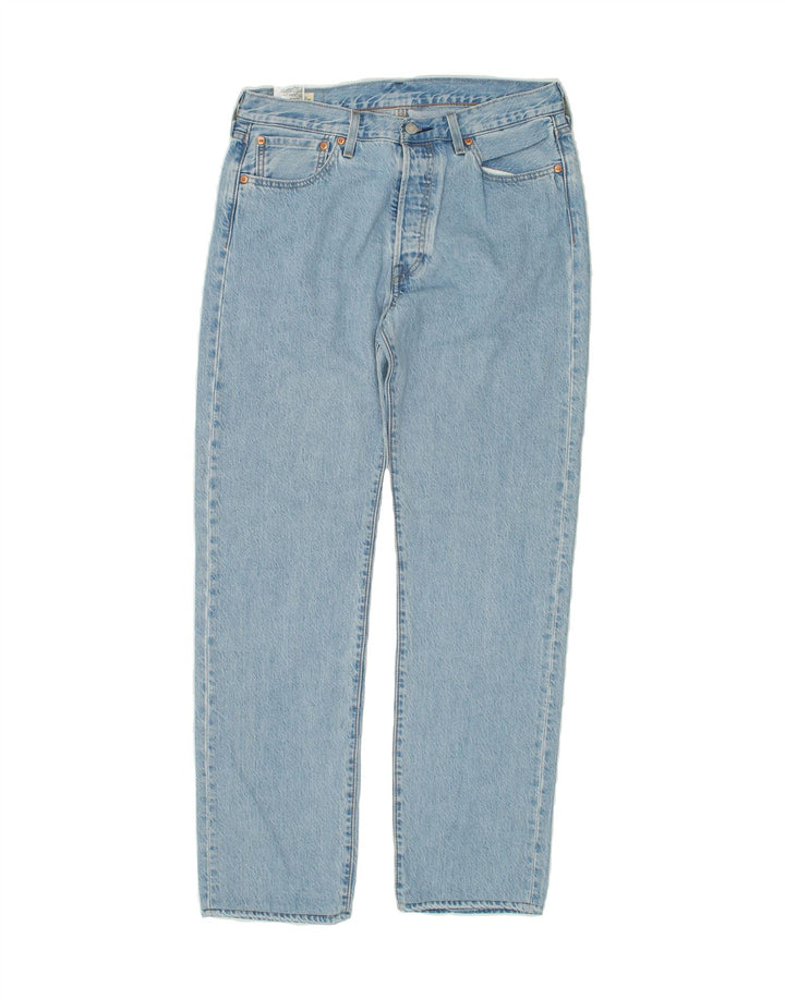 LEVI'S Ανδρικό τζιν 504 ίσιο W33 L32 Μπλε βαμβακερό