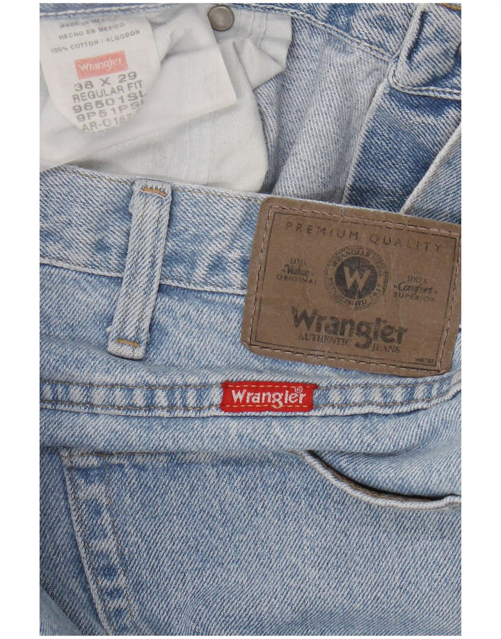Ανδρικό τζιν Wrangler Regular Fit W38 L29 Μπλε βαμβακερό
