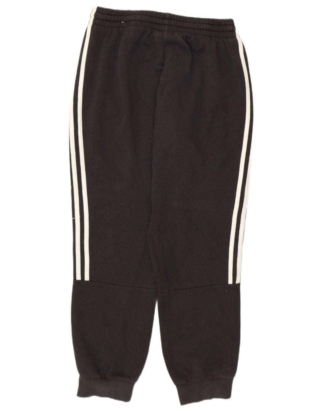 Γυναικεία αθλητική φόρμα ADIDAS Παντελόνι Joggers UK 12 μεσαίο μαύρο βαμβακερό