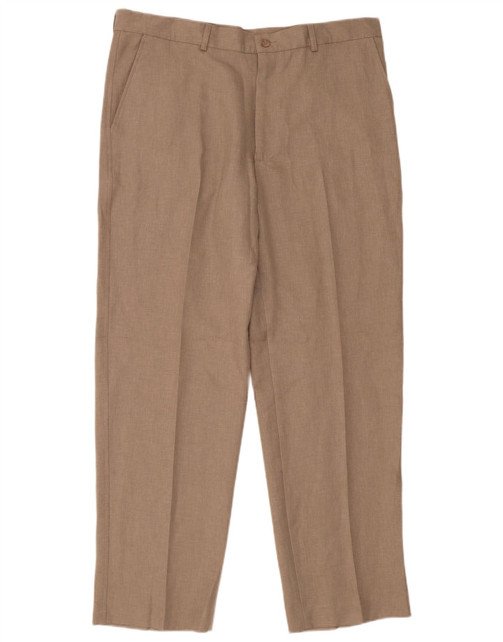 Farah Ανδρικό ίσιο παντελόνι Chino W38 L31 Beige Polyester