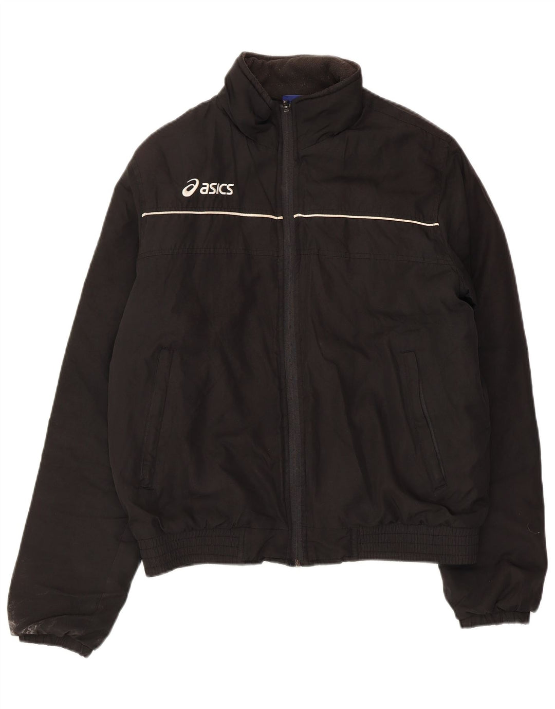 Ανδρική φόρμα ASICS Top Jacket Μεσαίο Μαύρο Πολυεστέρα