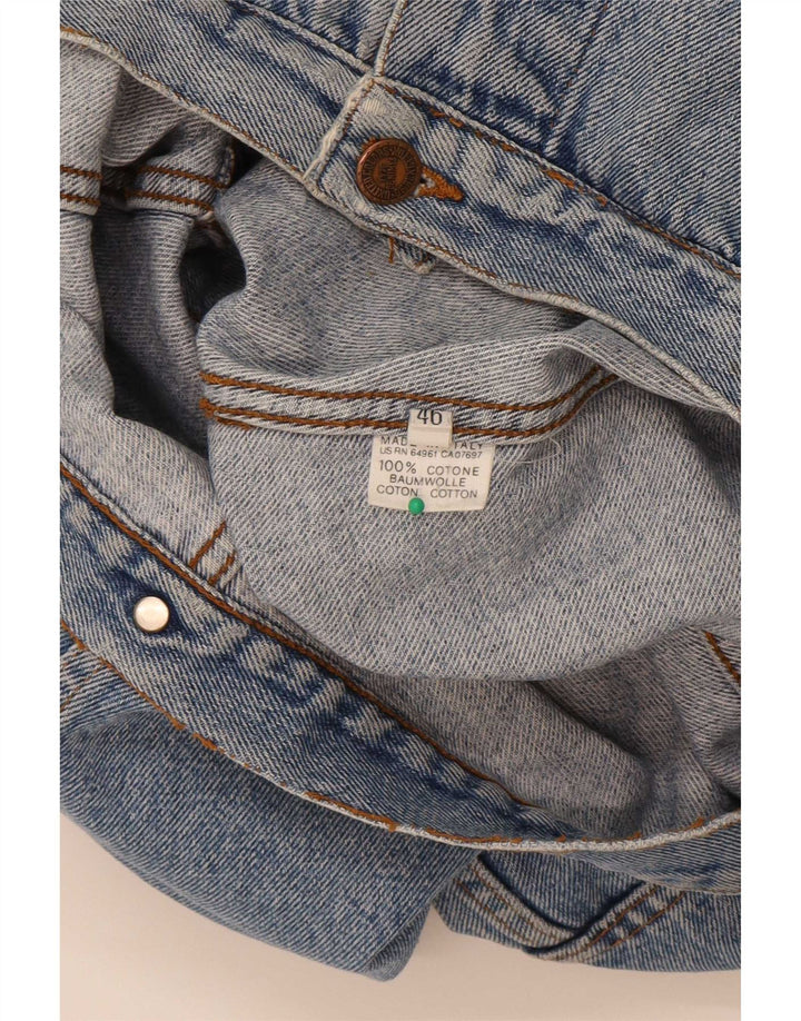 Ανδρικό Τζιν Μπουφάν Benetton IT 46 Small Blue Cotton
