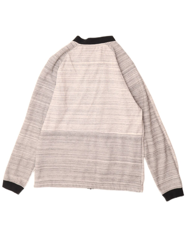 Ανδρική φόρμα NIKE Μπουφάν με μεσαίο γκρι βαμβακερό ριγέ