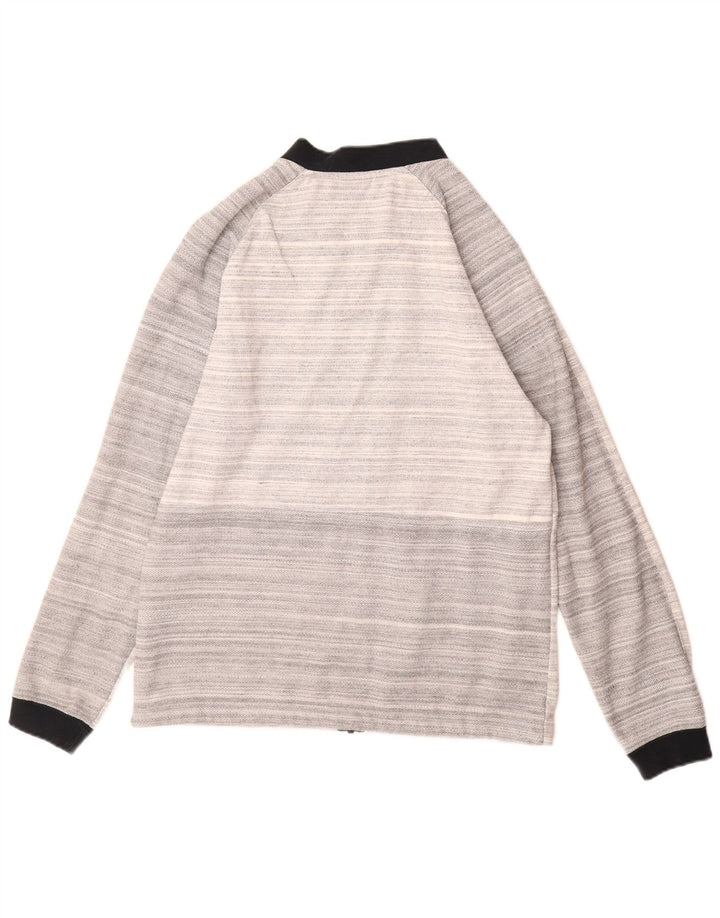 Ανδρική φόρμα NIKE Μπουφάν με μεσαίο γκρι βαμβακερό ριγέ