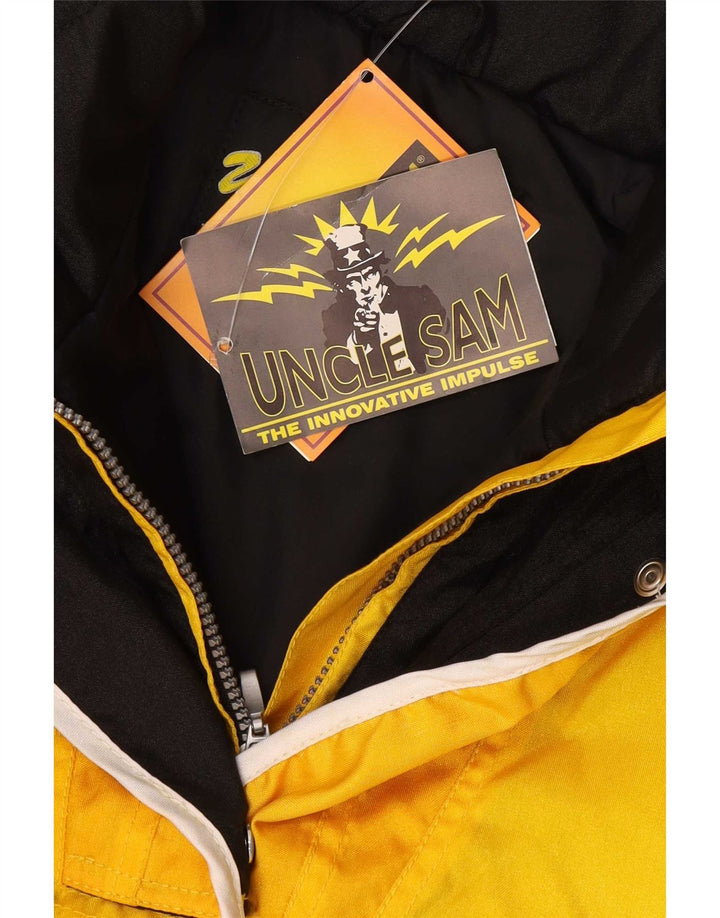 Uncle Sam Γυναικείο υπερμεγέθη τζάκετ UK 10 Small Yellow Colourblock