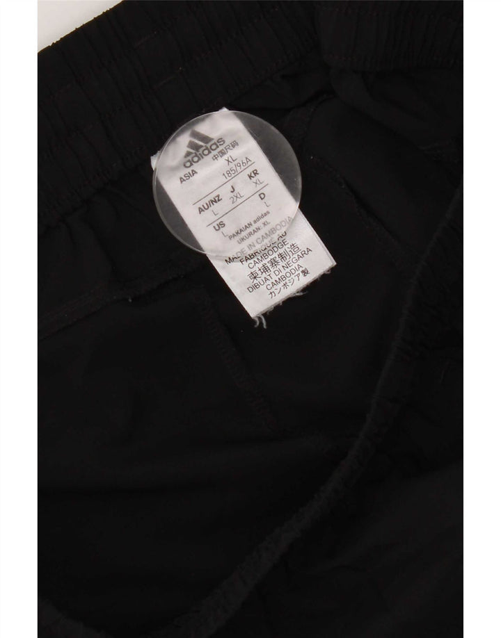 Ανδρικό γραφικό αθλητικό σορτς Adidas XL μαύρο πολυεστέρα