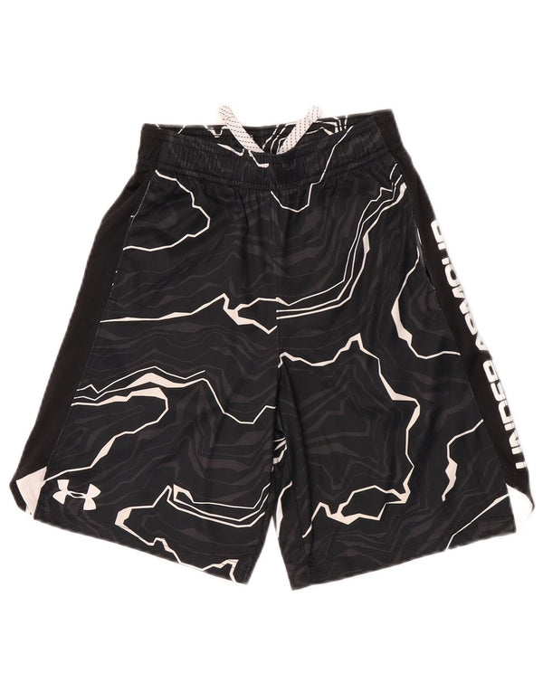 Under Armour Boys γραφικά αθλητικά σορτς 7-8 ετών Small Black Sports