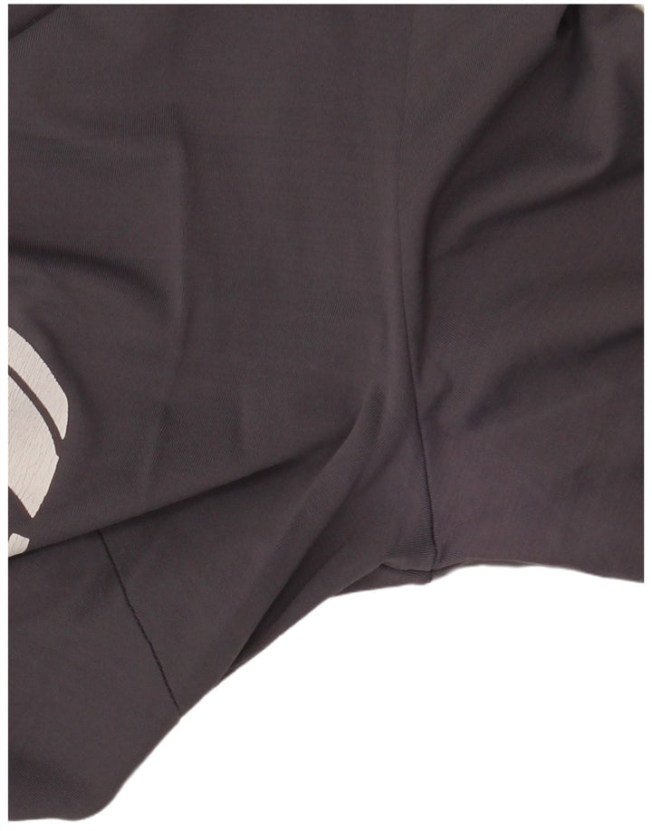 Γυναικείο μπλουζάκι Guess Graphic 3/4 μανίκι UK 12 μεσαίο γκρι πολυαμίδιο