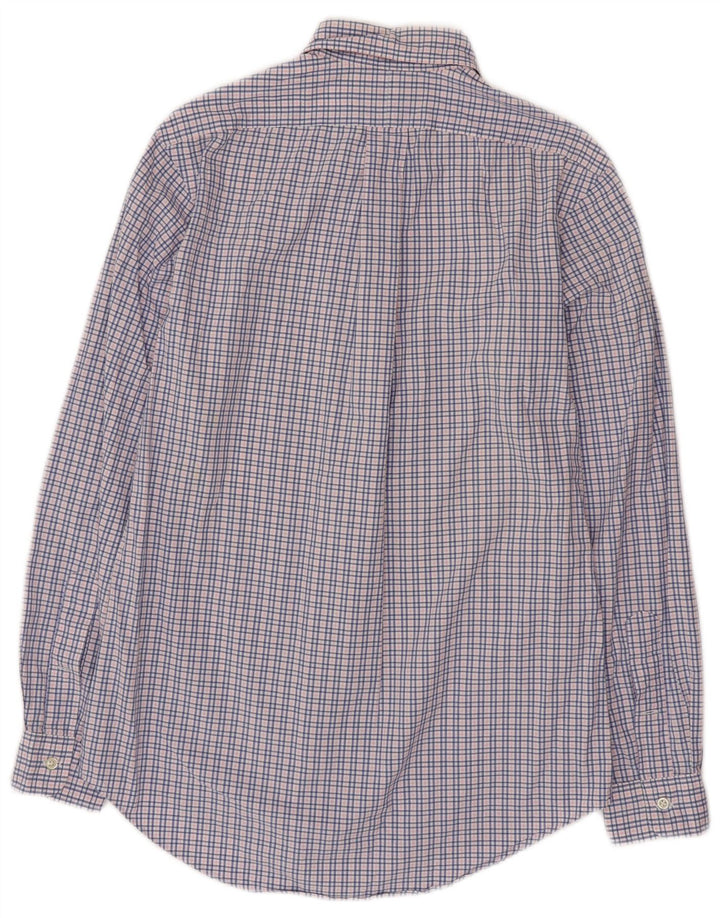 POLO RALPH LAUREN Ανδρικό πουκάμισο προσαρμοσμένης εφαρμογής Μικρό μπλε βαμβακερό