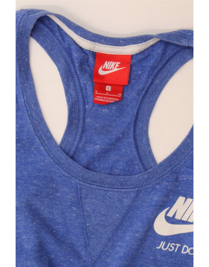 Nike γυναικείο γιλέκο UK 10 Small Blue Flecked